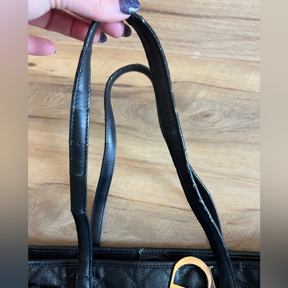 Dior Panarea Cannage Black Tote Bag - Picture 8 of 10